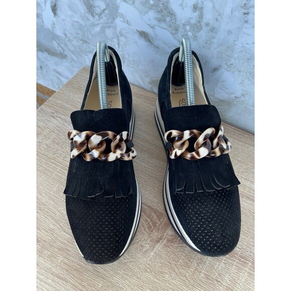 SOFTWAVES CADIE TASSEL LOAFER BLACK 39.1/2 - Picture 3 of 10